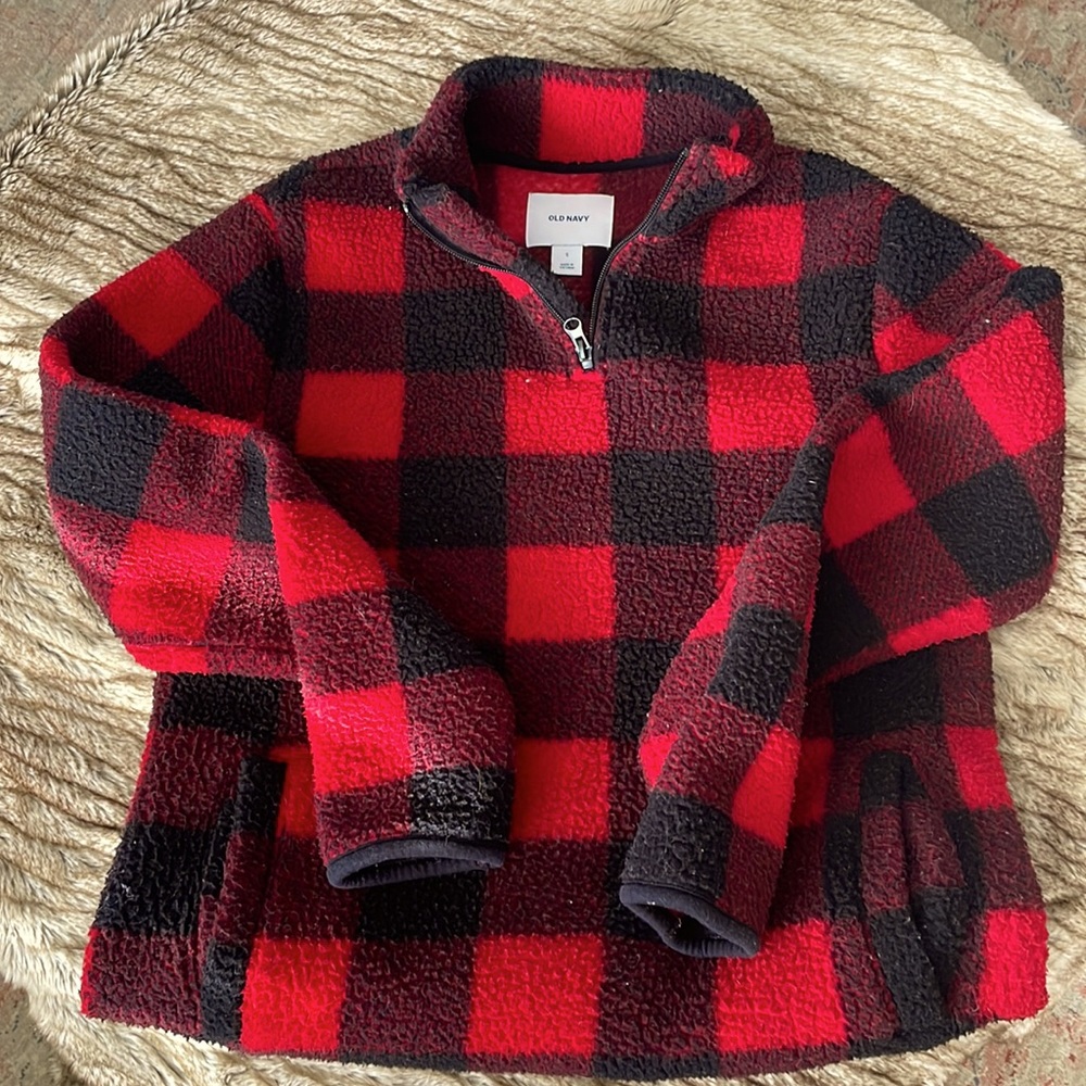 Buffalo Check Sherpa Pullover